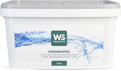 WS Voegmortel Easy Fine Steengrijs 15 kg - afbeelding 1