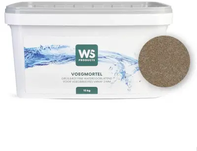 WS Voegmortel Easy Fine Steengrijs 15 kg - afbeelding 2