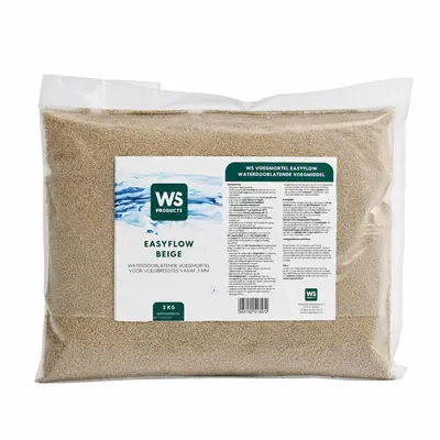 Ws voegmortel easy flow beige 2kg - afbeelding 1