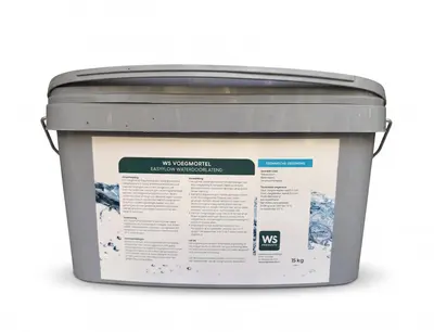 Ws voegmortel easy flow sf steengrijs 15 kg - afbeelding 3