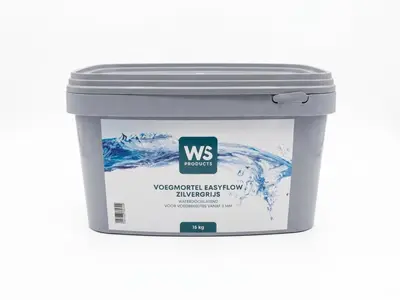 Ws voegmortel easy flow sf zilver grijs 15 kg - afbeelding 1