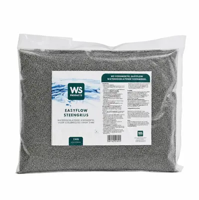 Ws voegmortel easy flow steengrijs 2kg - afbeelding 1