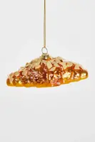 Yup in de boom glazen kerstbal amandelcroissant 11.5cm bruin - afbeelding 1