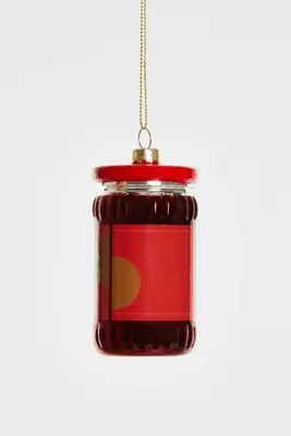 Yup in de boom glazen kerstbal crispy chili olie 10cm rood - afbeelding 2