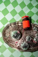 Yup in de boom glazen kerstbal crispy chili olie 10cm rood - afbeelding 4