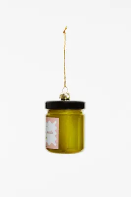 Yup in de boom glazen kerstbal pistachepasta 5.5cm groen - afbeelding 2