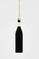 Yup in de boom glazen kerstbal salmiak 11cm zwart - afbeelding 2