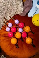Yup in de boom piek glas smiley 28cm koper - afbeelding 4