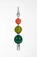 Yup in de boom piek glas smiley 28cm zilver - afbeelding 1