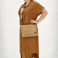 Zebra elske schoudertas taupe - afbeelding 3