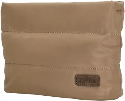 Zebra elske schoudertas taupe - afbeelding 6