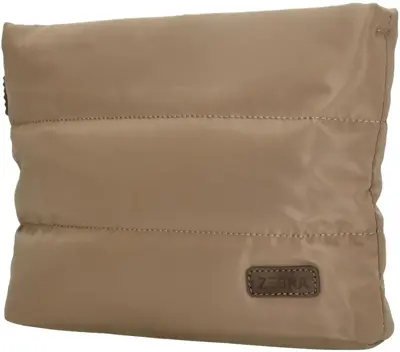 Zebra elske schoudertas taupe - afbeelding 6