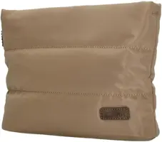 Zebra elske schoudertas taupe - afbeelding 6