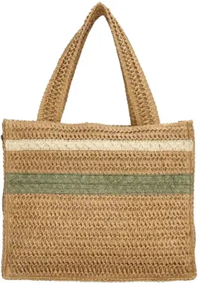 Zebra lauren shopper natuur - afbeelding 2