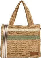 Zebra lauren shopper natuur - afbeelding 1