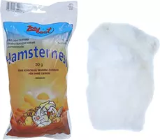 Zoobest hamsterwol 30 gram (katoen vezel) - afbeelding 2