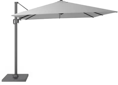 Zweefparasol arizona t2 300x300cm lichtgrijs - afbeelding 1