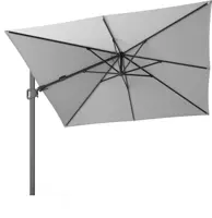 Zweefparasol arizona t2 300x300cm lichtgrijs - afbeelding 1