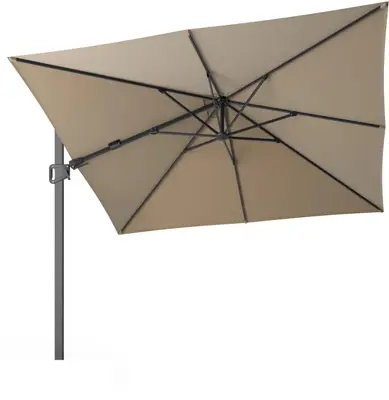 Zweefparasol arizona t2 300x300cm taupe - afbeelding 1