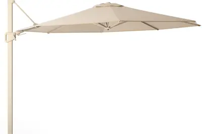 Zweefparasol arizona t2 350cm ivoor - afbeelding 1
