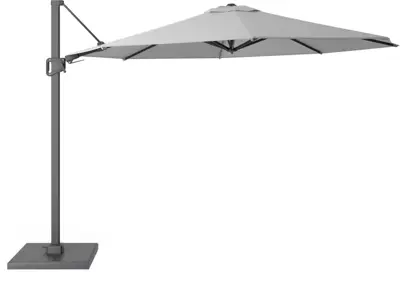Zweefparasol arizona t2 350cm lichtgrijs - afbeelding 1