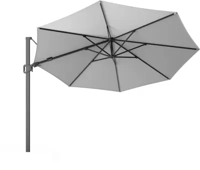 Zweefparasol arizona t2 350cm lichtgrijs - afbeelding 2