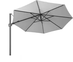 Zweefparasol arizona t2 350cm lichtgrijs - afbeelding 1