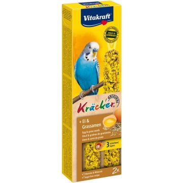Vitakraft ei/graszaad-kräcker parkiet, 2in1. (10)