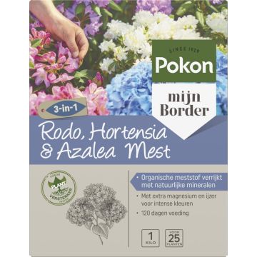 Pokon Rhododendron, Hortensia & Azalea Mest 1kg