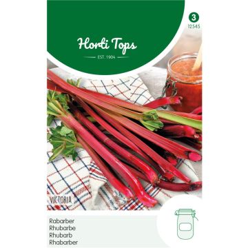 Horti tops zaden rabarber victoria