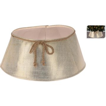 Kerstboomrok rond 40cm goud