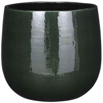 Mica Decorations bloempot Pablo 25x20cm donkergroen