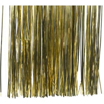 Decoris kunststof lametta vinyl 50x40cm licht goud