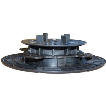 Gardenlux Tegeldragers Flex verstelbaar Zwart 40-70 mm