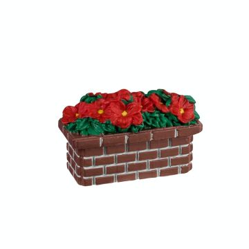 Lemax poinsettia planter kerstdorp accessoire 2024