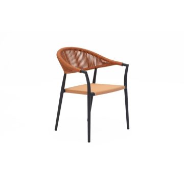 Own Living stapelbare dining tuinstoel casino rusty