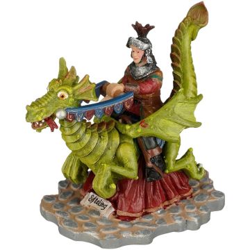 Luville Efteling Joris op de draak 11x7x8 cm