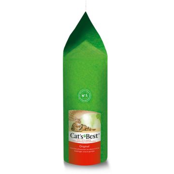 Cat's Best Original, klontvormende organische kattenbakvulling, 20 liter zak