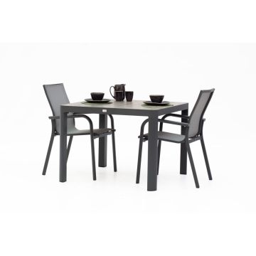 Trestino diningset gironde 100 dining antraciet