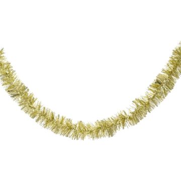 Decoris kunststof guirlande lametta m 10x200cm licht goud