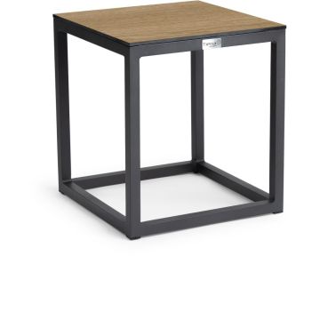 Tierra Outdoor bijzettafel rio bergamo trespa 40x40x45.5cm charcoal