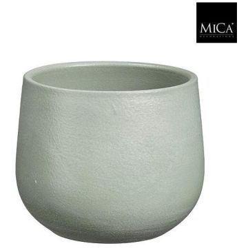 Mica Decorations bloempot sevilla terracotta 17x15cm grijs