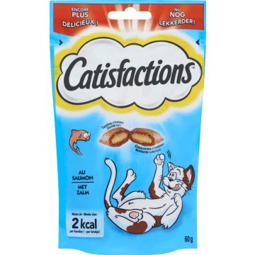 Catisfactions kattensnack zalm 60g
