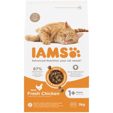 Iams Adult kattenvoer tarwevrij kip 3kg