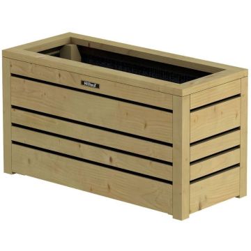 Hillhout Flux bloembak Excellent 70x30x38 cm