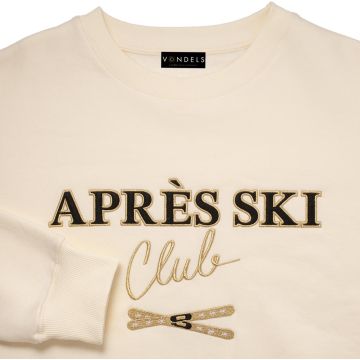 Vondels sweater apres ski s/m 65cm ecru