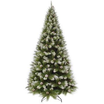 Triumph Tree Pittsburgh kunstkerstboom besneeuwd dennenappel groen 155cm