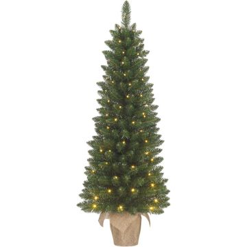 Black Box Trees Gerlos mini kunstkerstboom met verlichting 90cm