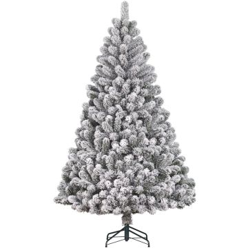 Black Box Trees Charlton kunstkerstboom besneeuwd groen 215cm