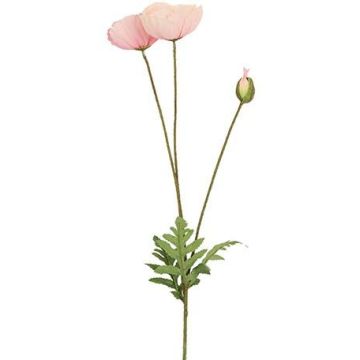 Countryfield kunsttak papaver 95cm roze